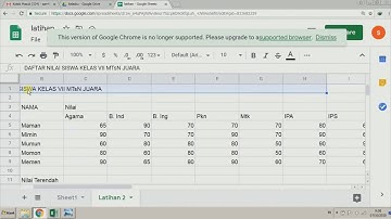Study Kasus Fungsi statistik dan logika part 1 dengan Google Spreadsheet