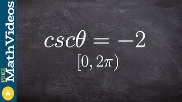 How to solve trigonometric equations with cosecant