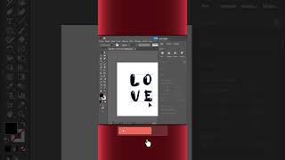 love-themed design in #AdobeIllustrator #IllustratorTutorial #TypographyDesign #LearnIllustrator