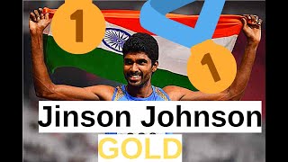 Jinson Johnson 1500m gold run