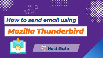 How to send email using Mozilla Thunderbird | HostiGate
