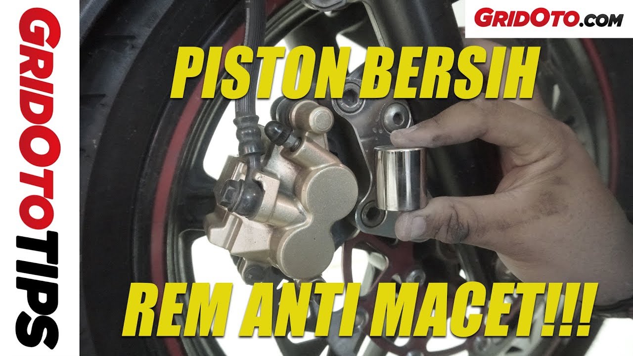 Cara Membersihkan Piston Kaliper Rem How To Gridoto Tips Youtube