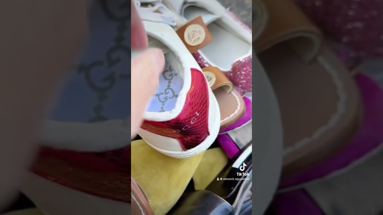 Cách mình check giày Gucci real hay fake