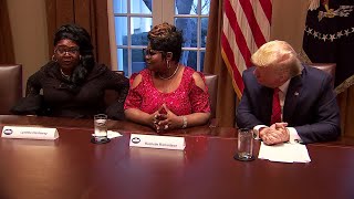 President Trump meets with African American leaders