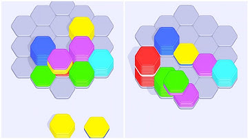 Hexa Sort Puzzle Walkthrough , ios Gameplay Simulator Think Brain Android Games