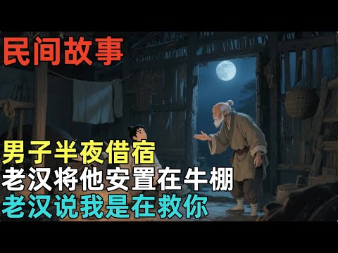 民间故事：男子半夜借宿，老汉将他安置在牛棚，老汉说我是在救你 #民间故事，#民间故事合集，#故事传说，#明朝奇案，#古代奇案，#民間故事，#民間故事合集，#故事傳說，#明朝奇案，#古代奇案，#奇闻异事