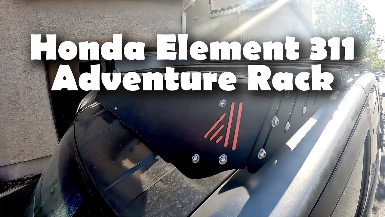 2008 Honda Element SC Camper 311 Adventure Rack YouTube