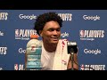 Amen Thompson Reacts to Big Game 4 Performance (Postgame Interview)
