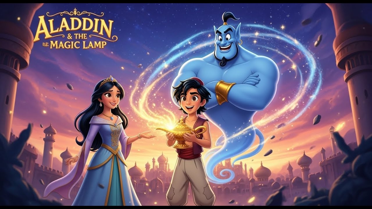 Aladdin and the Magic Lamp | Magical Kids Story | 2D Animated Story | The Story Den