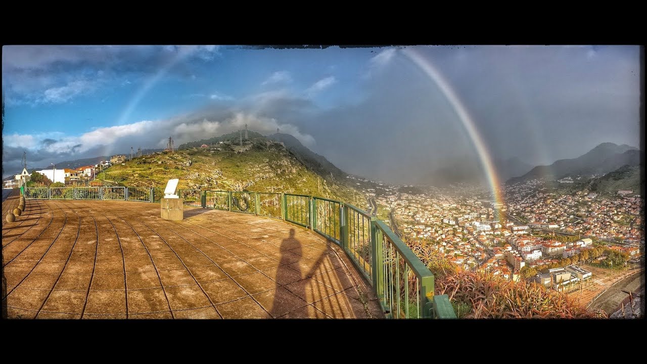 Machico com duplo arco-iris ●  Double rainbow ● Madeira Island ♡ Portugal November 2018