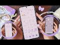 Customize my phone (samsung) soft lilac theme | One UI 8.0 🪻