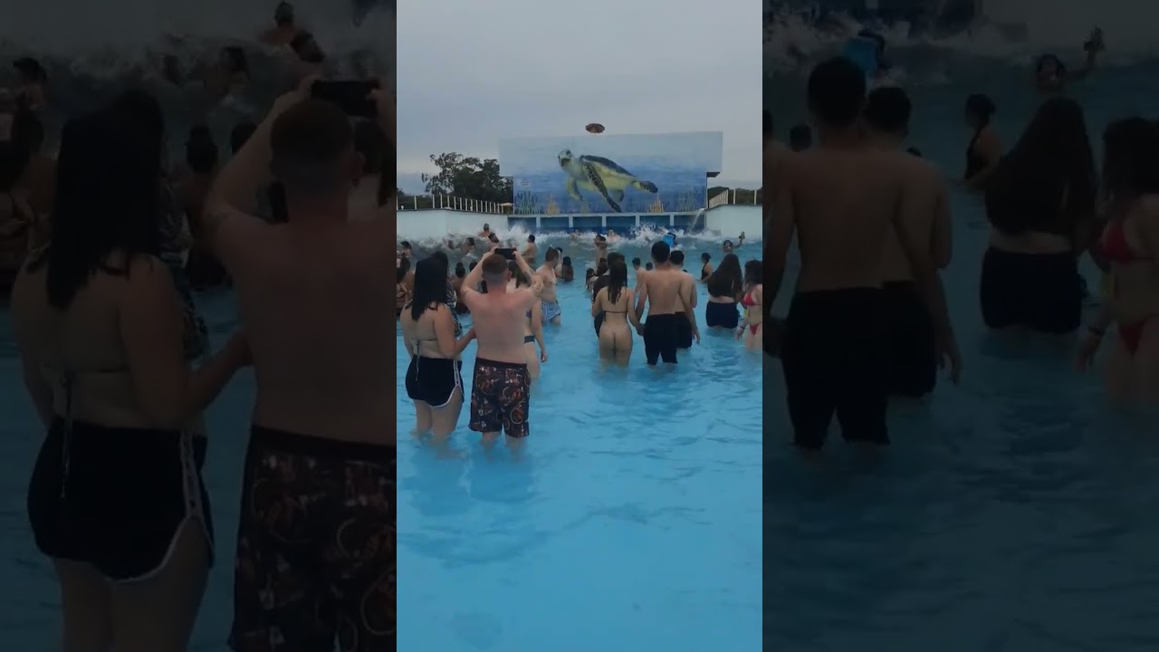 ONDA TSUNAMI NO PARANÁ A MAIOR ARTIFICIAL EM PISCINA DO BRASIL #piscinas #tsunami