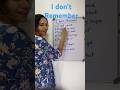 Phrases for I don’t remember. #english#learnenglish