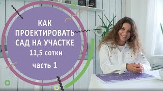 видео: Как проектировать сад  на участке 11,5 сотки. Часть 1 картинка: Как проектировать сад  на участке 11,5 сотки. Часть 1