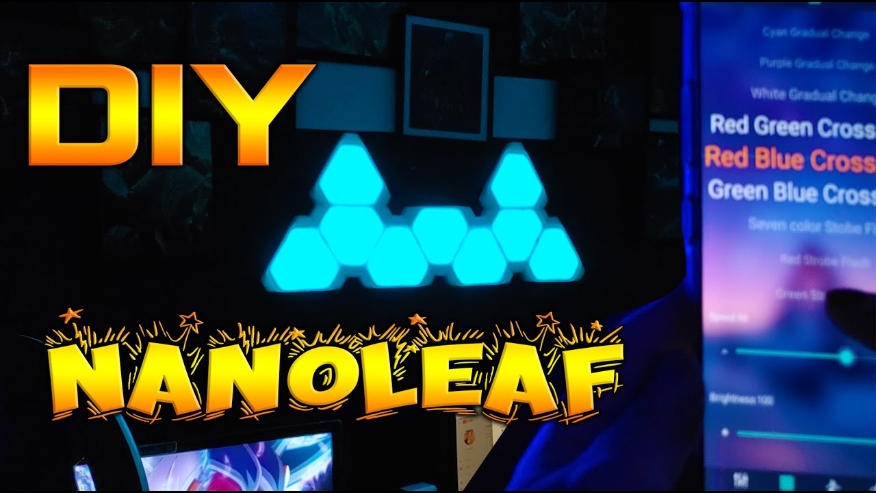 DIY Nanoleaf l No 3D Printing l No Programming l Cost Less