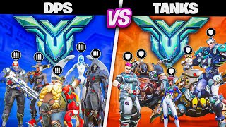 5 DPS vs 5 TANKS - Who wins (GRANDMASTER EDITION)
