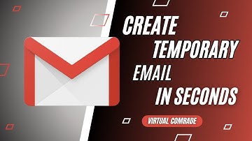 How to Create a Temporary Email ID in Seconds | Secure & Spam-Free Emails Guide 📧 || Virtual Comrade