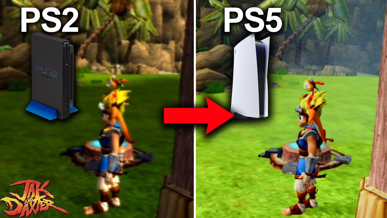 Jak and Daxter PS2 vs PS5 Graphics Comparison - YouTube