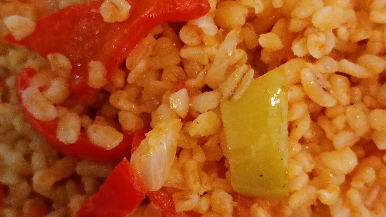 Sebzeli bulgur pilavı