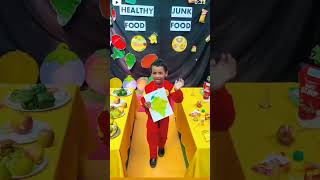 #junk food and healthy food activity #activity #preschool #activitybaselearning #dance #shapesacti screenshot 5