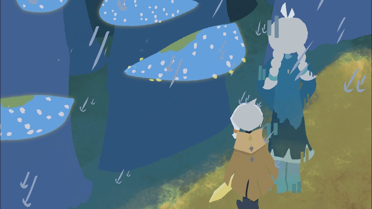 Hidden forest speed paint (ft. Blushing prospector and a moth…. With a sword)