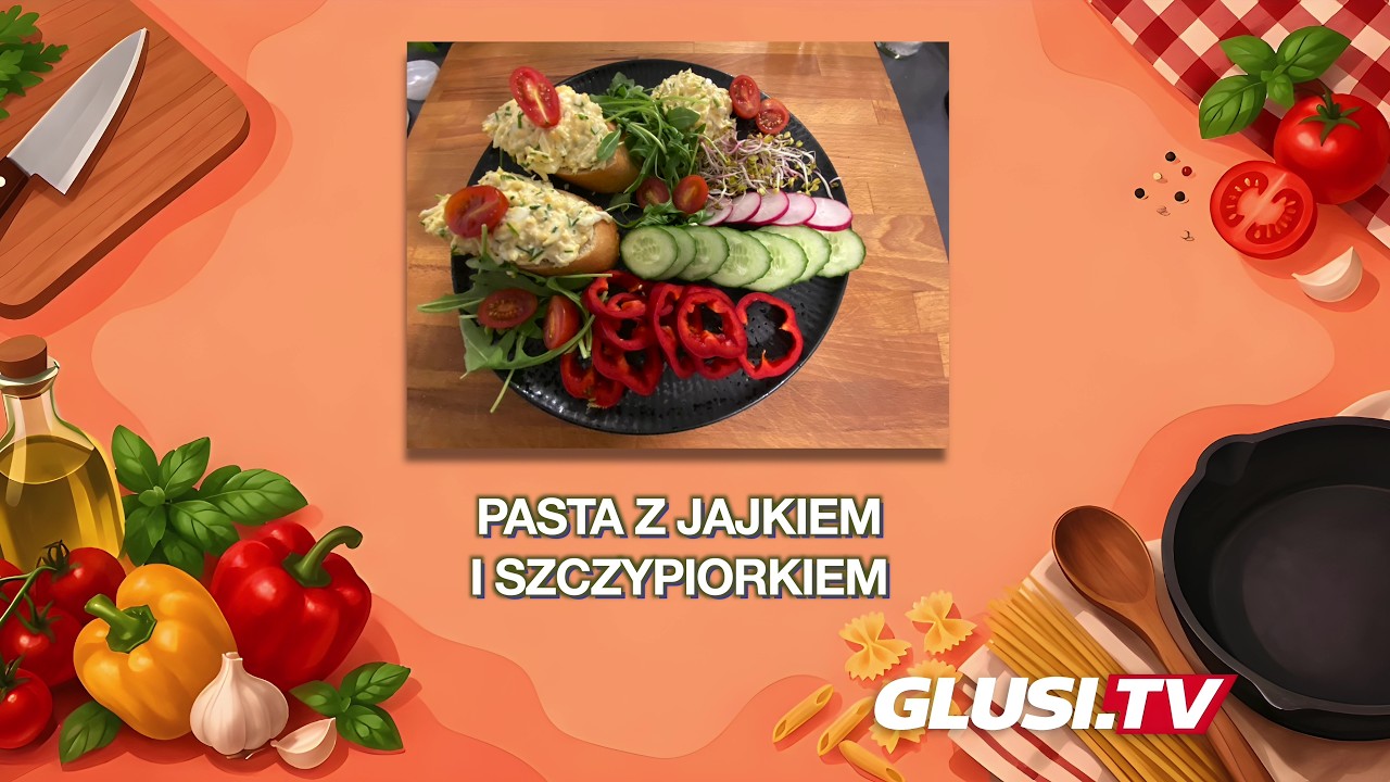 Pasta z jajkiem i szczypiorkiem