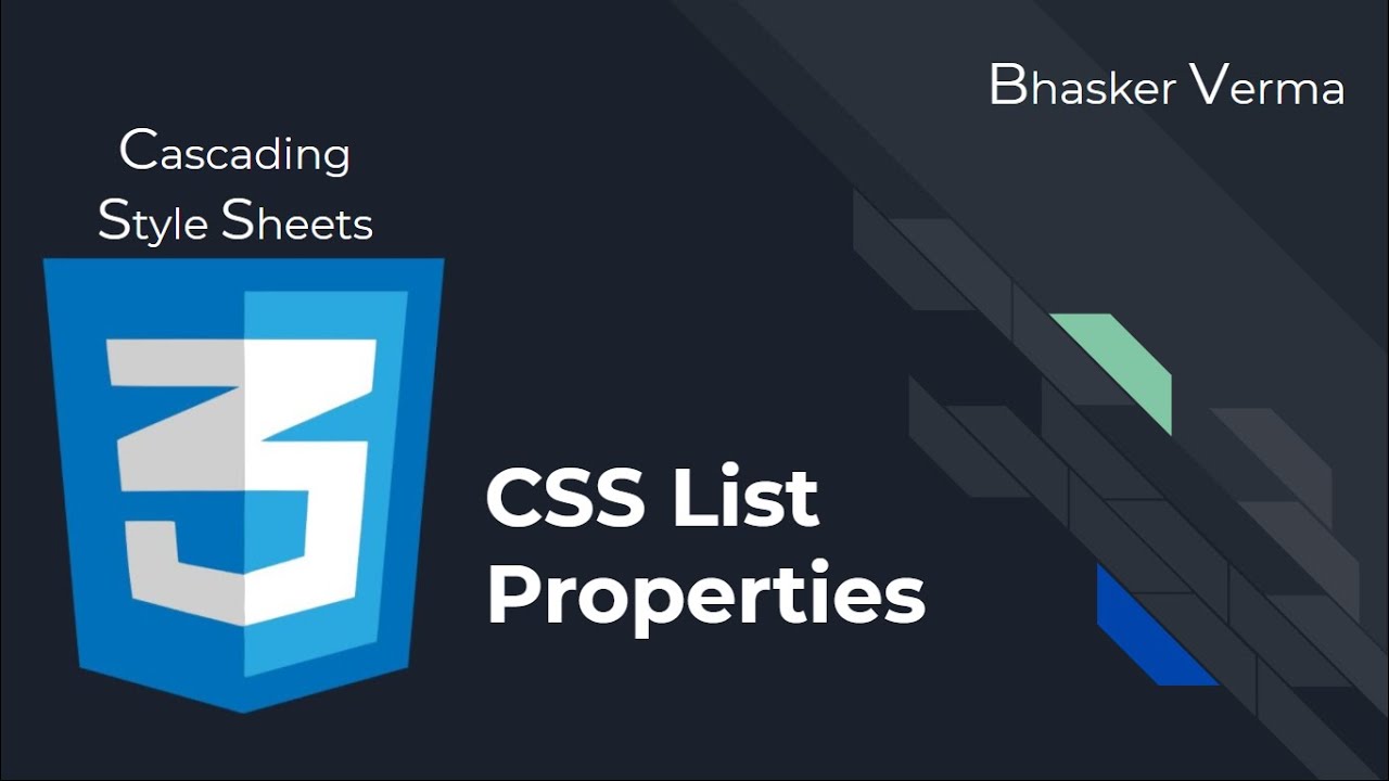 CSS Tutorial for beginners in Hindi #37| How to style HTML List using ...