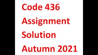 Code 436 assignment 1 autumn 2021| aiou| 436| aiou solved assignments| Autumn 2021 Assignments|