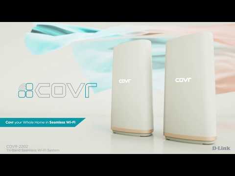 COVR-2202 Tri-Band Seamless Mesh Wi-Fi System: More Power, More Coverage