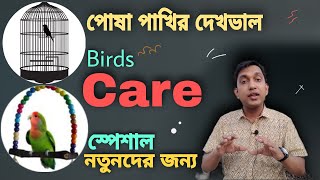 পোষা পাখির যত্ন | Common mistakes of bird owner | পাখি পালন (V- 138)