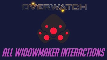 Overwatch - All Widowmaker Interactions + Unique Kill Quotes