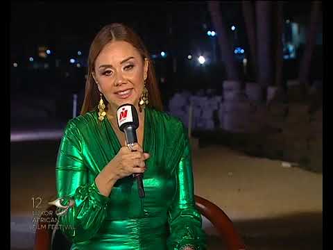 لقاءات النجوم كريم قاسم وزينه مع الاعلاميه رباب الشريف فى حفل افتتاح مهرجان الاقصر