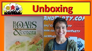 Roads and Boats Unboxing Board Game