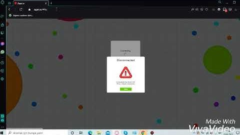 When Agar.io give u disconnected use this trick for enter :D