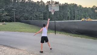 Practicing Basketball and Chatting 1