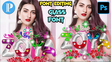 Haw to make glass font in pixellab Pscc editing 2022 | font editing