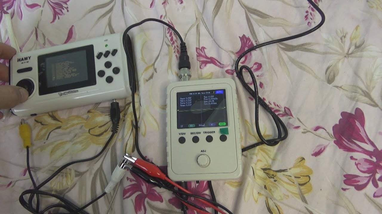Digital Assembled Oscilloscope with 2.4-inch LCD Display Unboxing and Test