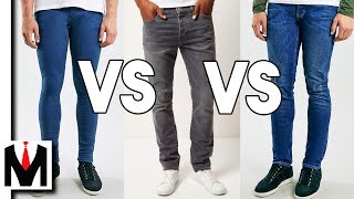 Slim Jeans vs Skinny Jeans vs Spray On 