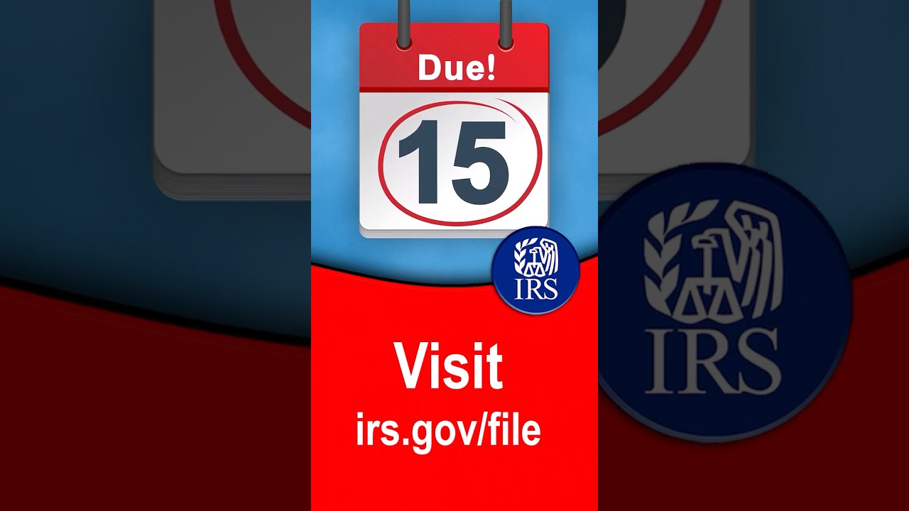 Tax Filing Deadline is April 15