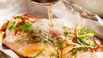 Sizzling Ginger Steamed Fish