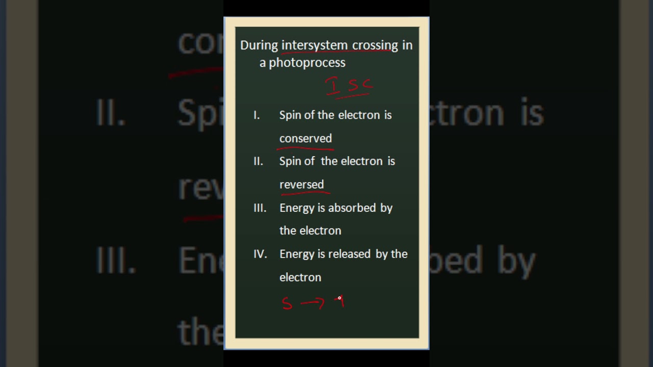 During intersystem crossing in  a photoprocess, 