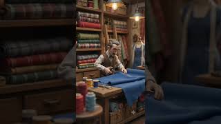 Inside the Miniature Tailor Shop: Crafting Custom Style 🧵✨
