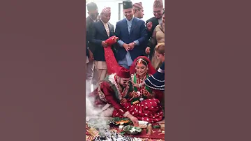 Timi mero beula ani ma timri behuli Shweta khadka marriage video #shorts