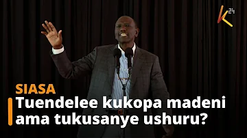 "Tuendelee kukopa madeni ama tukusanye ushuru? President Ruto