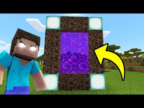 How To Make a Portal to the Herobrine Dimension in Minecraft Pocket Edition
