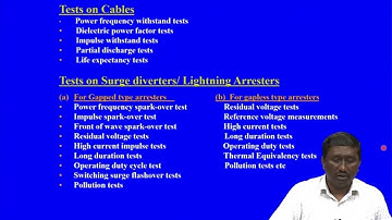 Basic philosophy of HV testing, tests for various HV apparatus #swayamprabha #ch19