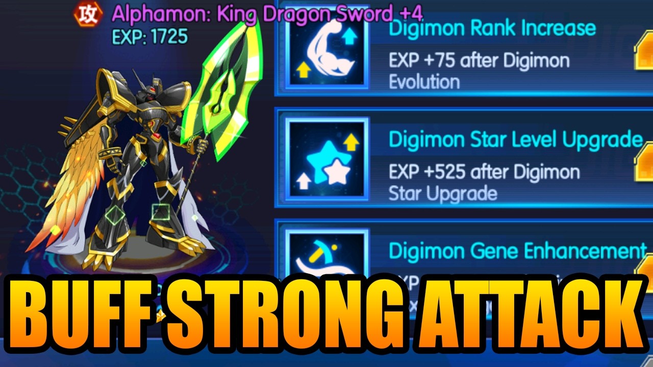 Buffmon Digimon BUFF DIGIMON TO GET STRONGER STATUS ATTACK | DIGIMON ADVENTURE ENGLISH ...