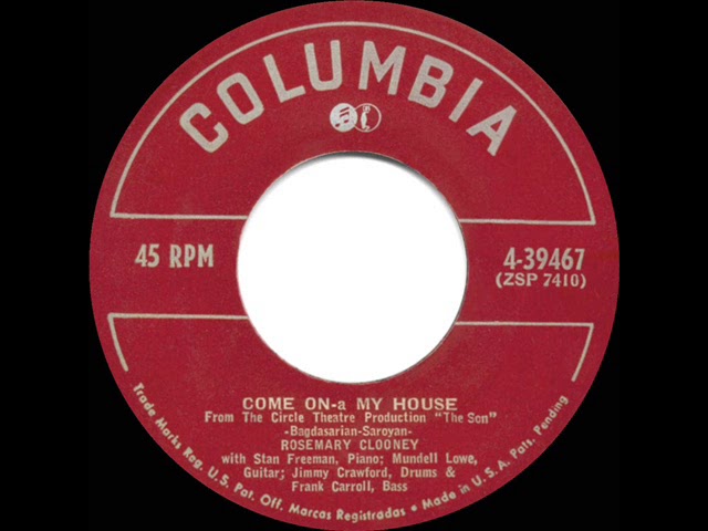1951 HITS ARCHIVE: Come On-A My House - Rosemary Clooney (a #1 