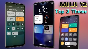 Miui 12 Top 3 Theme | New New UI | New Notification panel | Miui 12 Theme  | Must Try | DNT Tech