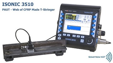 ISONIC 3510 / PAUT / Web of CFRP Stringer